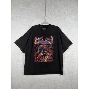 Barcelona Messi Ronaldinho Sergio Calabasas T Shirt Large Oversized Black